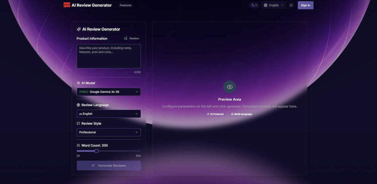 AI Review Generator Creates Instant, Authentic Reviews for Any Need